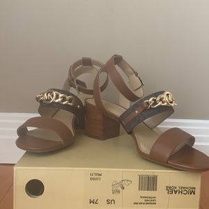 Michael Michael Kors Leather Sandal